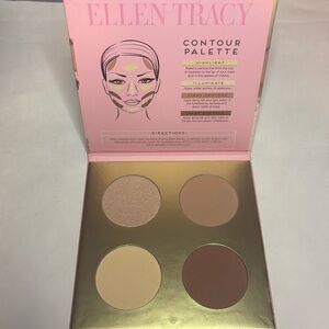 🌿✨Ellen Tracy Contour Palette – Highlight & Sculpt Kit